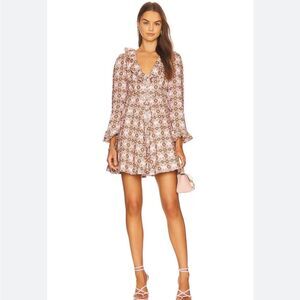 NWT Zimmermann daisy fern linen dress